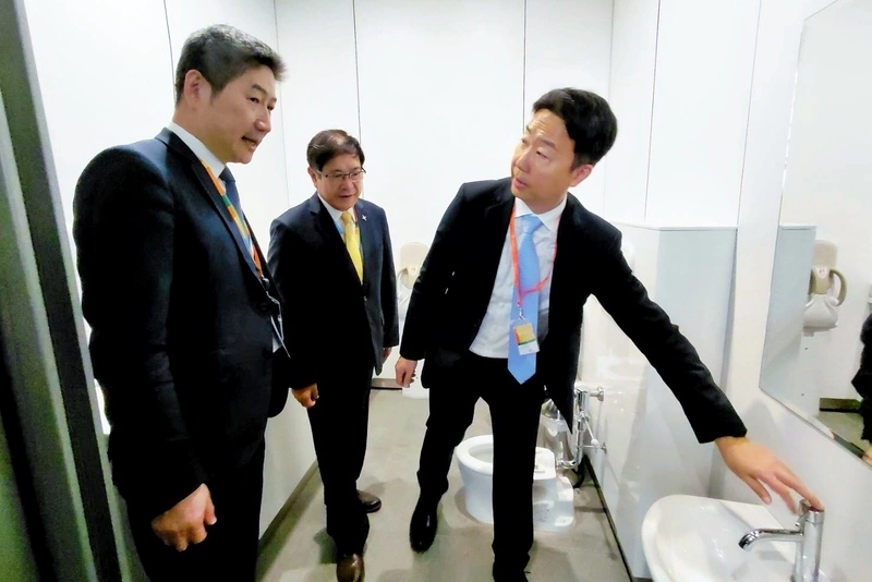 陳世凱視察桃機北登機廊廳試營運情形（3）