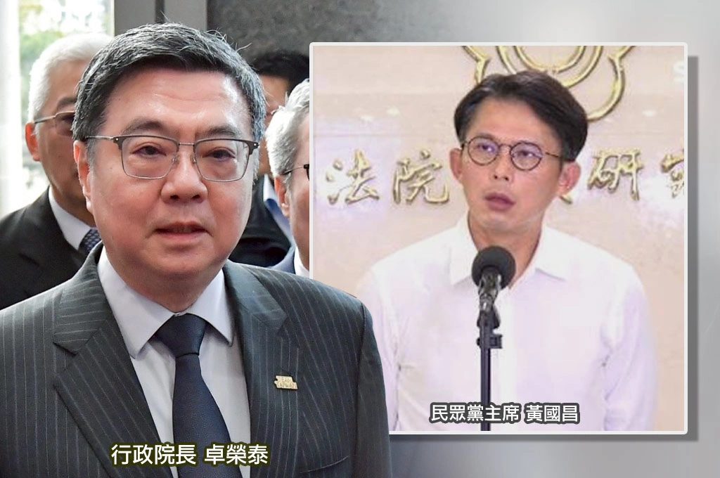 卓榮泰嗆辯論總預算黃國昌要戰「開網路直播」...政院：國會就有透明直播平台、盡快付委於立院辯論