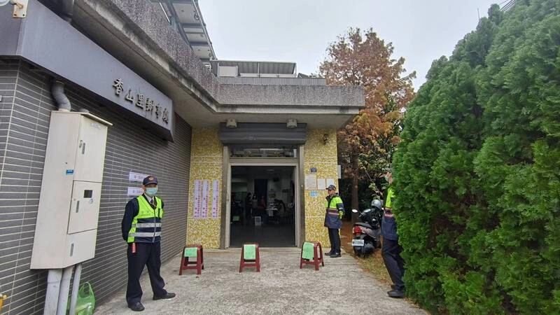 竹市發放5000元消費金　警力戒備