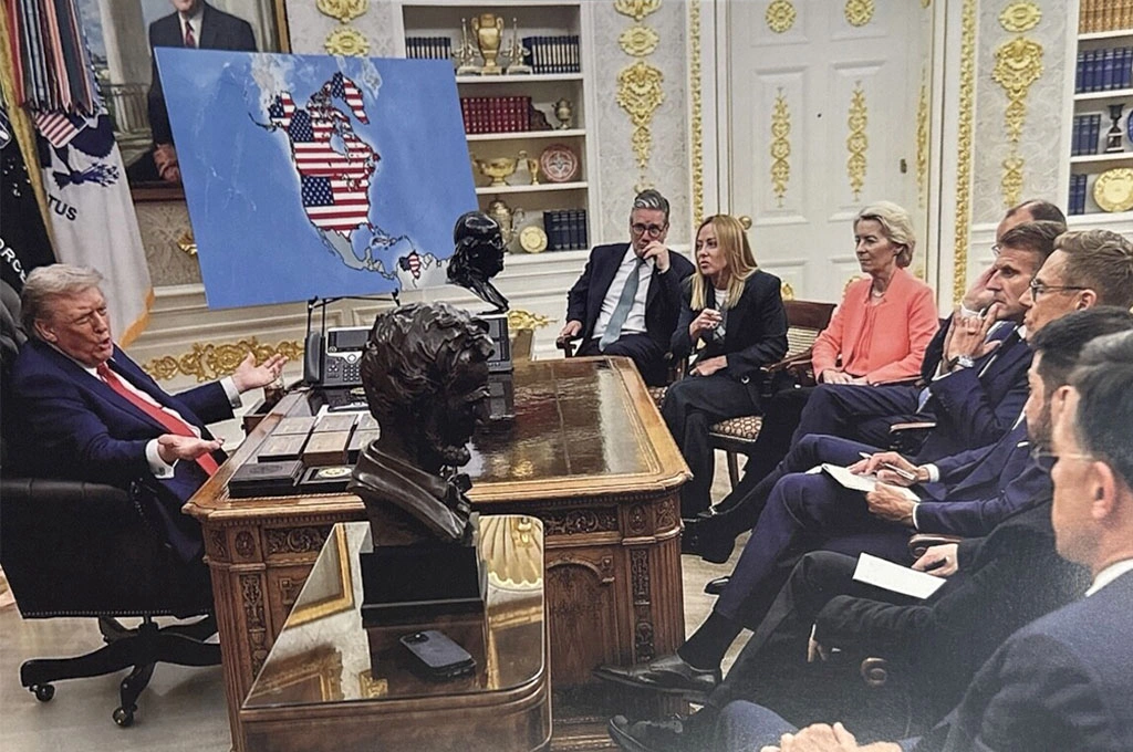 先是委內瑞拉再來格陵蘭...川普強硬放話「沒回頭路」...《日經》：川政權對「後院被入侵」零容忍