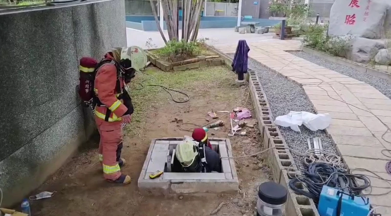 農莊涵洞施工疑硫化氫中毒　老闆救人也昏倒