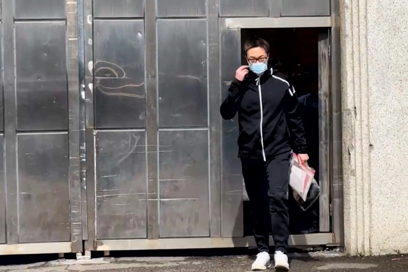 獲縮刑提前出獄　朱學恒身形變瘦