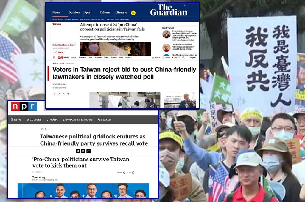 外媒看台灣罷免失敗「是選擇親中」...許美華籲反罷者與國民黨向世界說明：我不親中，我不想當中國人
