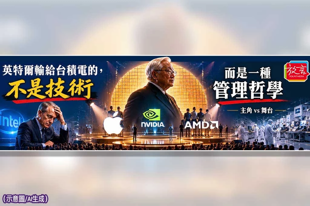 《放．專題》英特爾輸給台積電的，不是技術，而是一種管理哲學