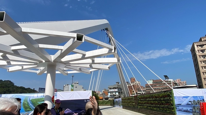 新北三峽長福橋人行通道2/13開放　方便採買年貨