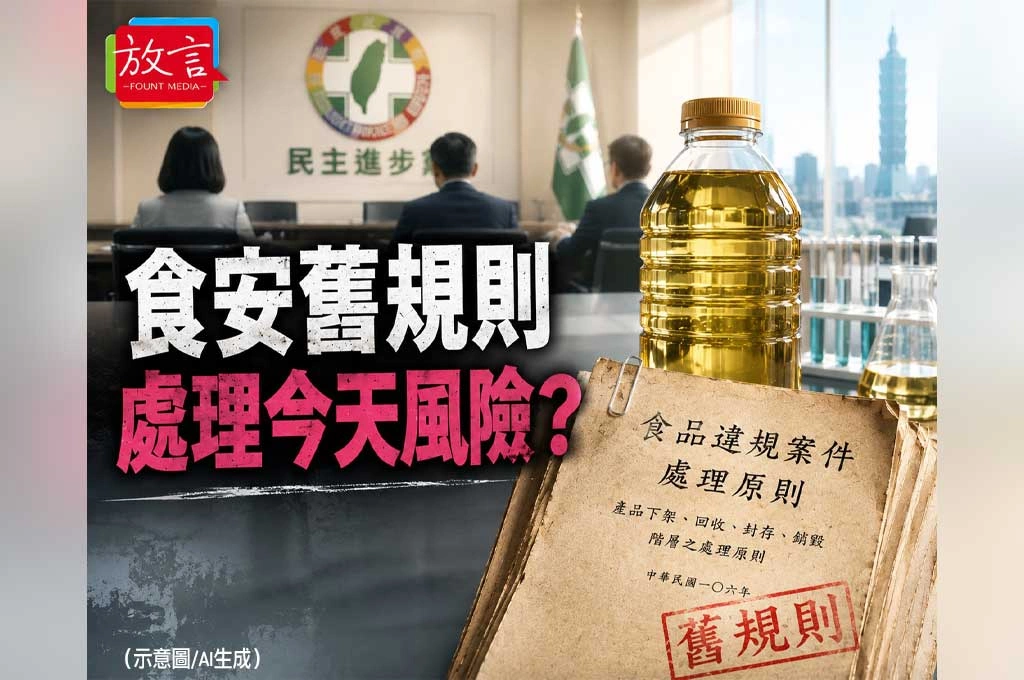 《放．新聞／追蹤報導》致癌油案暴露食安舊規則！台灣還有多少「昨天標準」在處理今天風險？