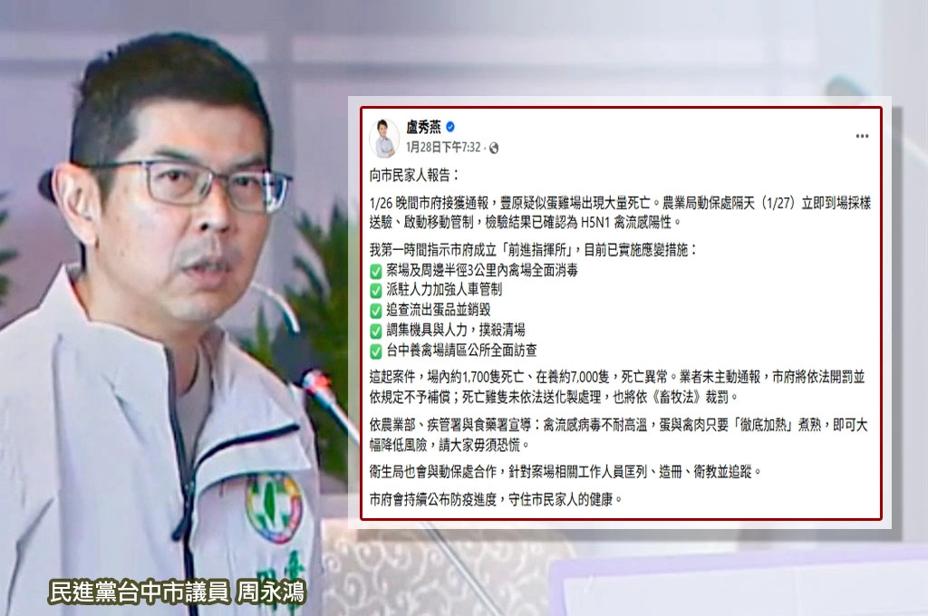 再稱市民為家人挨轟...周永鴻籲盧秀燕「卡正經ㄟ」：別再用媽媽或家人來情勒台中人