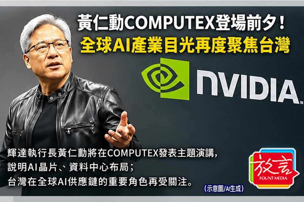 《放. 新聞／世界要聞》黃仁勳COMPUTEX登場前夕！全球AI產業目光再度聚焦台灣