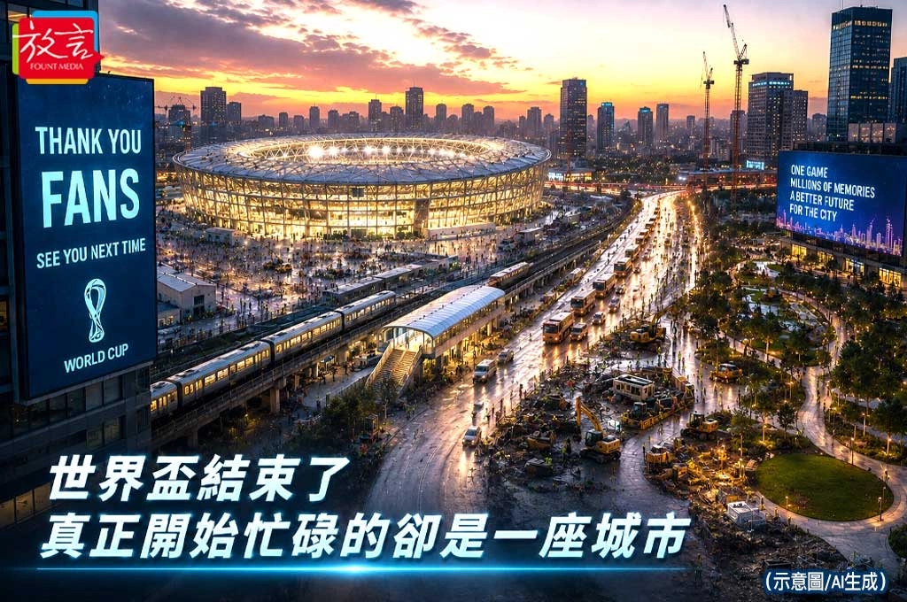 《放．新聞／世足賽》世足賽結束了　真正開始忙碌的卻是一座城市