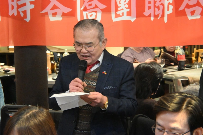 比利時僑界共慶馬年　謝志偉高唱愛拚才會贏