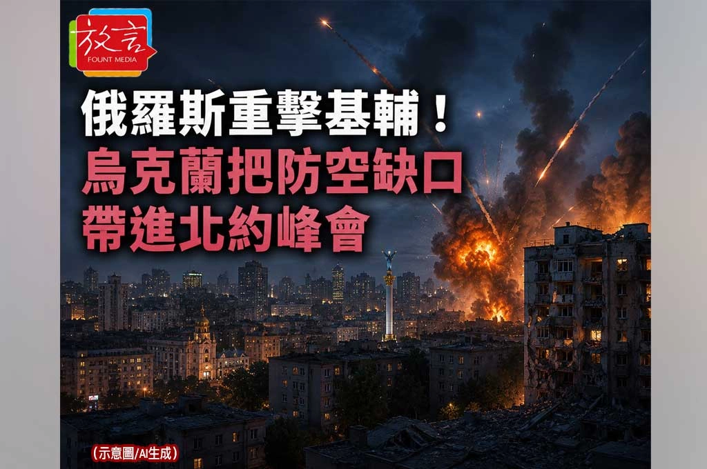 《放. 新聞／世界要聞／俄烏戰爭》俄羅斯重擊基輔！烏克蘭把防空缺口帶進北約峰會