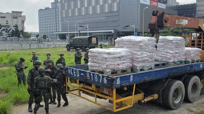 國軍漢光42號演習　澎湖進行補給品運補演練