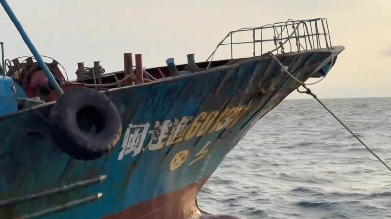 中國漁船破壞海纜案　船長強制出境（2）