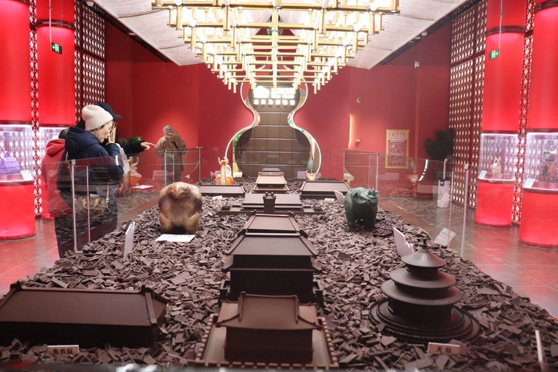 50噸巧克力打造博物館  成北京打卡新地標