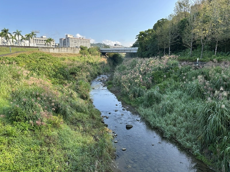蔣萬安視察景美溪及指南溪匯流口護岸再造工程