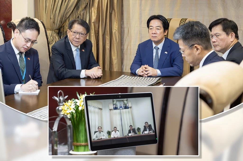 賴清德訪史國跨海視訊國安團隊聽取安全簡報：確保國際局勢應對「零時差」運作