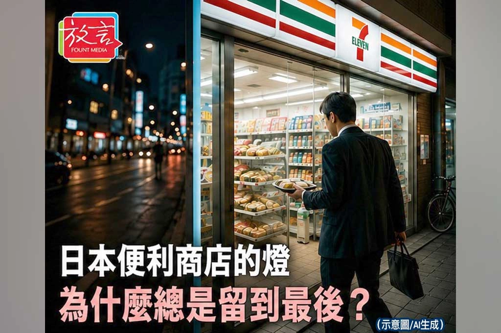 日本便利商店的燈　為什麼總是留到最後？