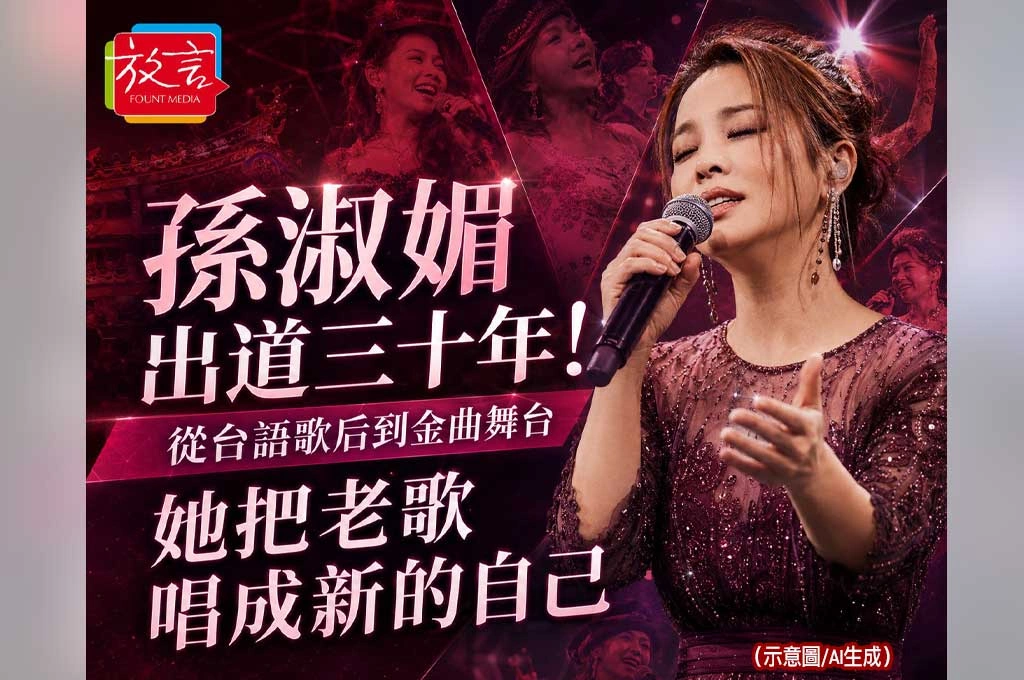 從台語歌后到金曲舞台！孫淑媚出道三十年　她把老歌唱成新的自己