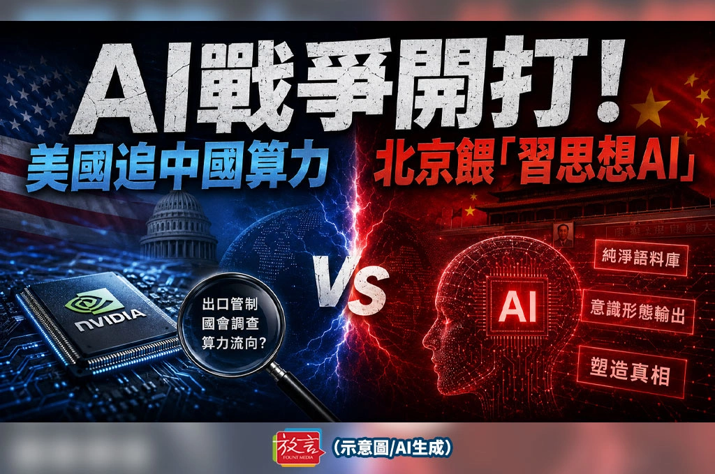 《放. 專題》 AI戰爭開打！美國追中國算力　北京餵「習思想AI」