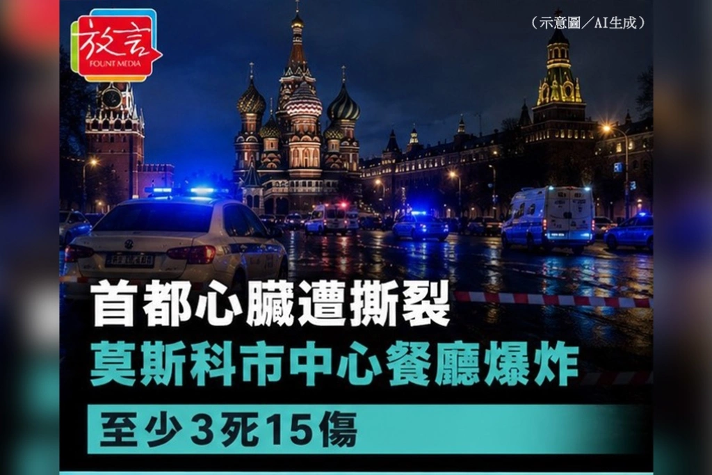 首都心臟遭撕裂——莫斯科市中心餐廳爆炸,至少3死15傷