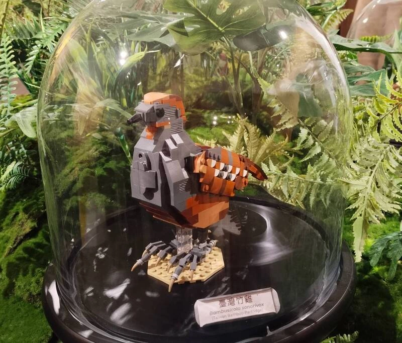 東眼山遊客中心新整修　樂高打造竹雞、山羌