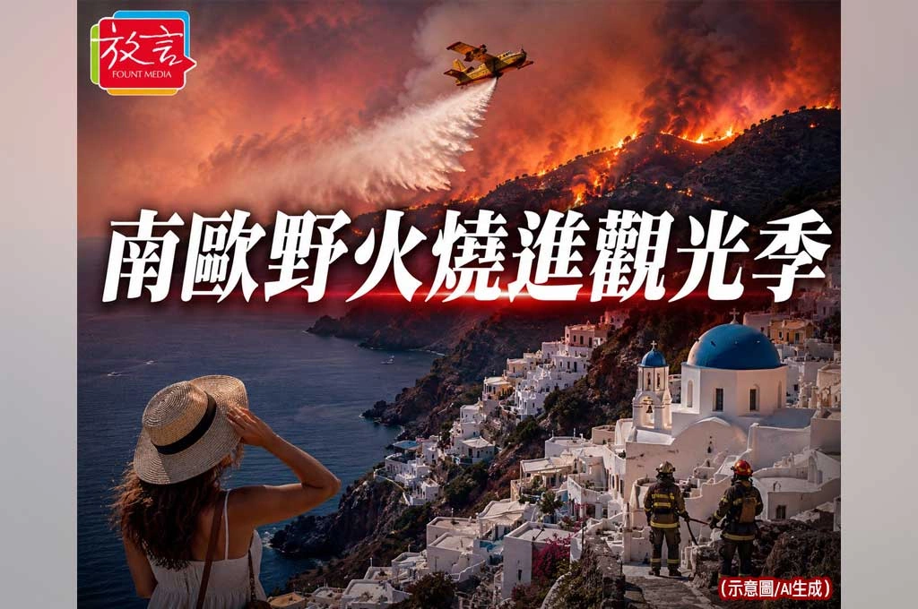 《放. 新聞／世界要聞／南歐野火》南歐野火燒進觀光季！希臘警告毒煙，葡西火線同時失控