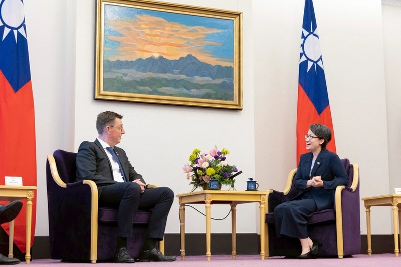 蕭副總統接見丹麥國會議員訪問團