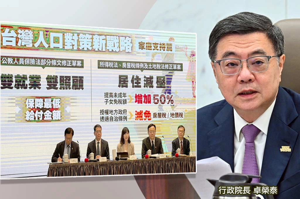 人口對策新戰略！政院：未成年子女免稅額增加50%...115年上路「預計237萬人受益、減稅80億」