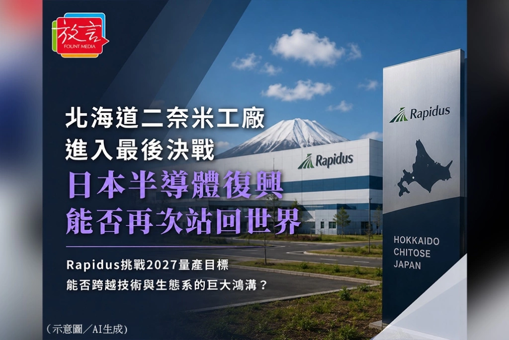 《放.新聞/世界要聞》北海道二奈米工廠進入最後決戰 Rapidus背負日本失去30年的半導體尊嚴