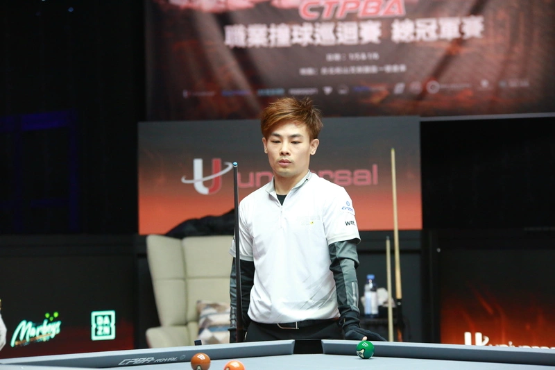 「炸粿王子」許凱綸復出參戰台北職業撞球公開賽