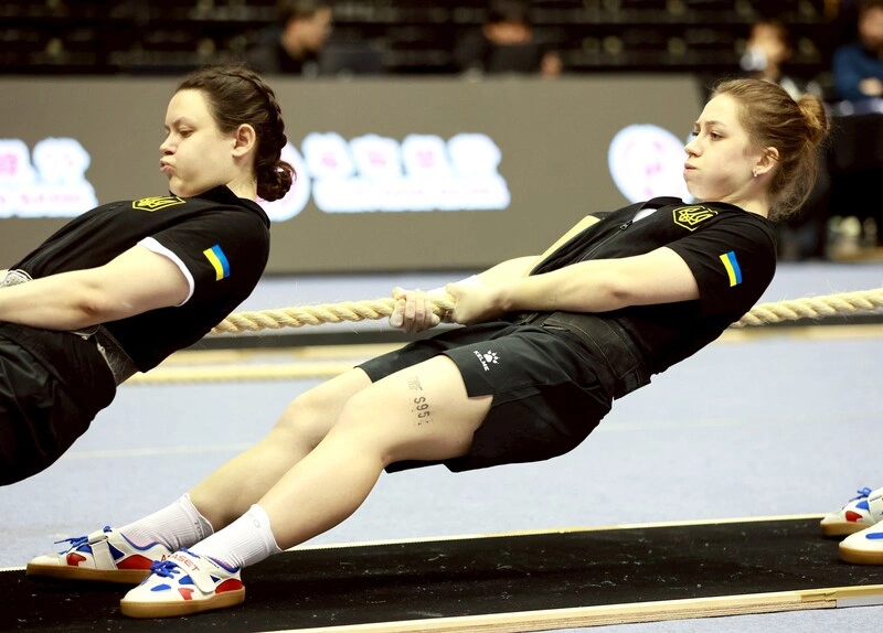 烏克蘭拔河隊首訪台灣　無緣頒獎台對美食超有感