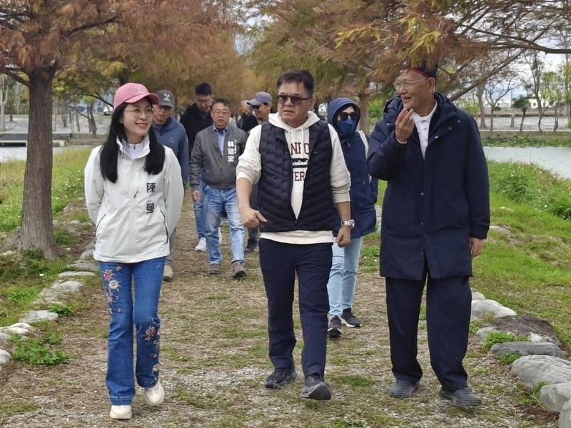 台東大坡池改善工程　陳瑩和莊瑞雄協助爭取經費