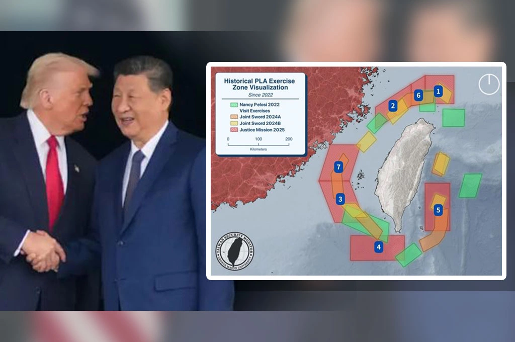 共軍大規模圍台軍演...川普直言:不相信習近平會犯台