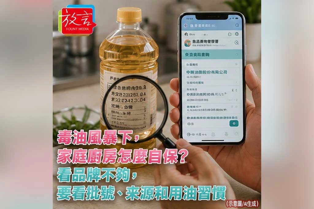 《放．新聞／生活食安》毒油風暴下，家庭廚房怎麼自保？看品牌不夠，要看批號、來源和用油習慣