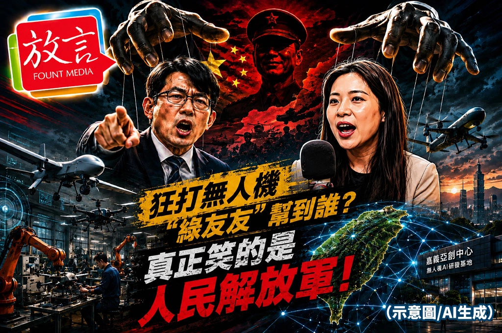 《放.專題》狂打無人機「綠友友」幫到誰?黃國昌、徐巧芯轉個彎操作 真正笑的是人民解放軍