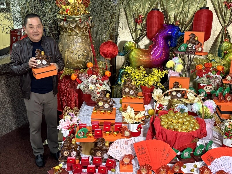 紫南宮主委莊秋安籲民眾勿提早多天排隊拿錢母