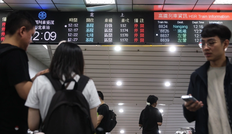 颱風巴威侵襲　台鐵下午東西幹線對號列車停駛