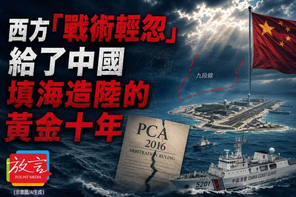 【黃龍直搗】西方「戰術輕忽」 給了中國填海造陸的黃金十年