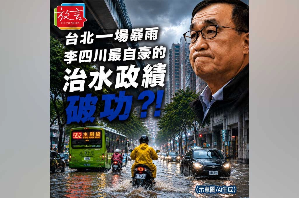 今天台北一場暴雨　李四川最自豪的治水政績破功？！