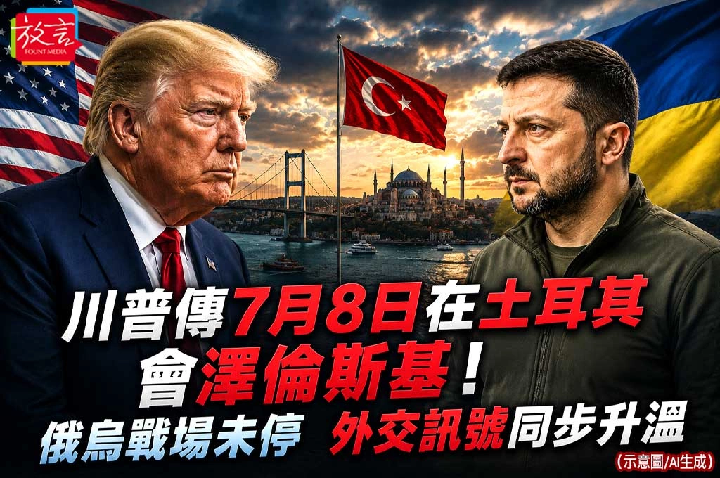 《放.新聞/世界要聞/俄烏戰爭》川普傳7月8日在土耳其會澤倫斯基!俄烏戰場未停 外交訊號同步升溫