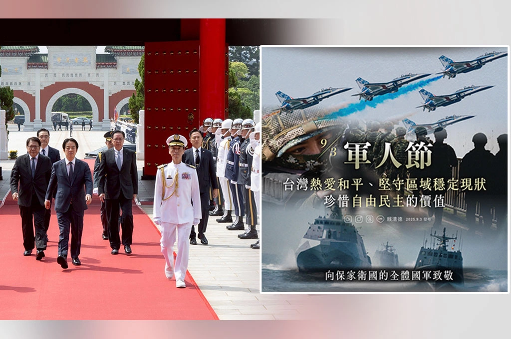 九三暗酸中國閱兵？賴清德稱「台灣不拿槍桿子紀念和平」：二戰受侵略國家若走回老路「只會讓世界惋惜」