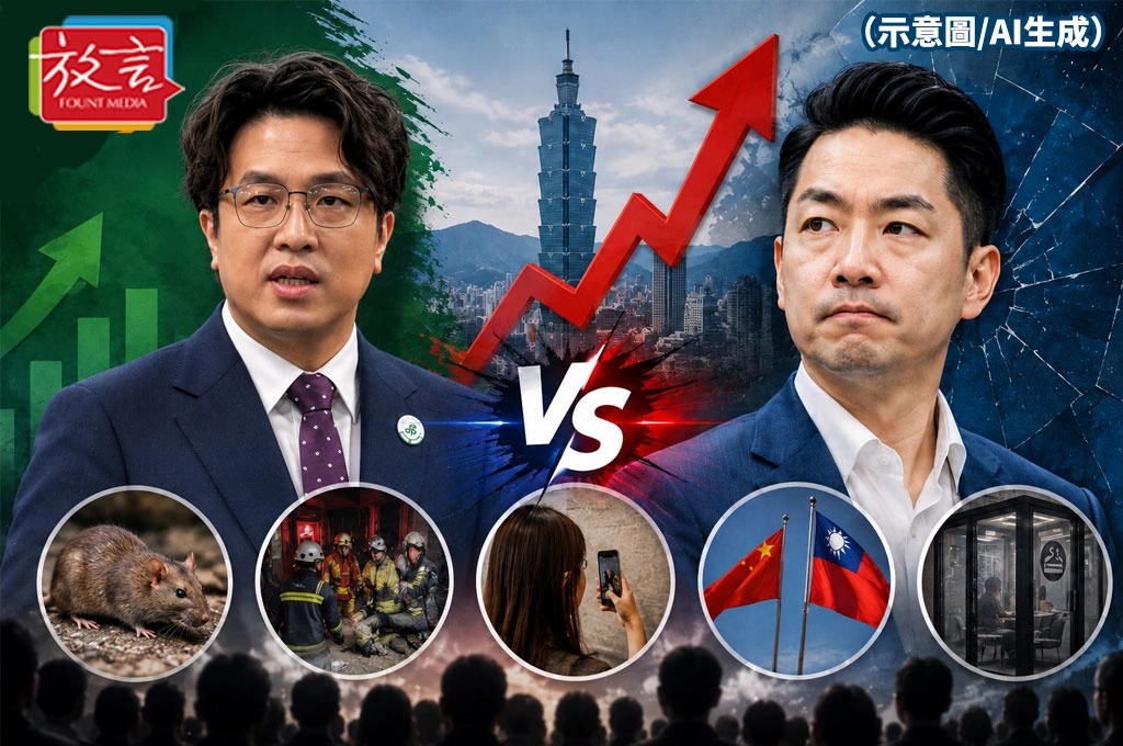 沈伯洋聲量追上蔣萬安？粉專：從鼠患到雙城論壇　「市長神話」開始鬆動