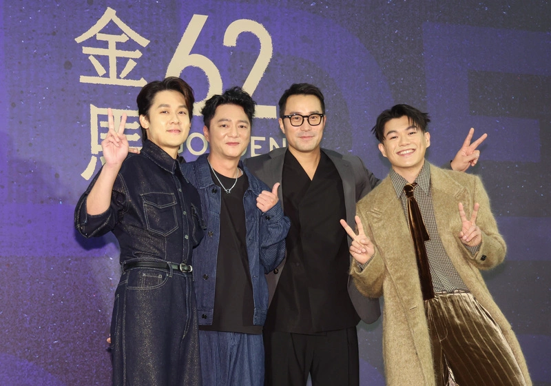 金馬62午宴　最佳男主角入圍者合影