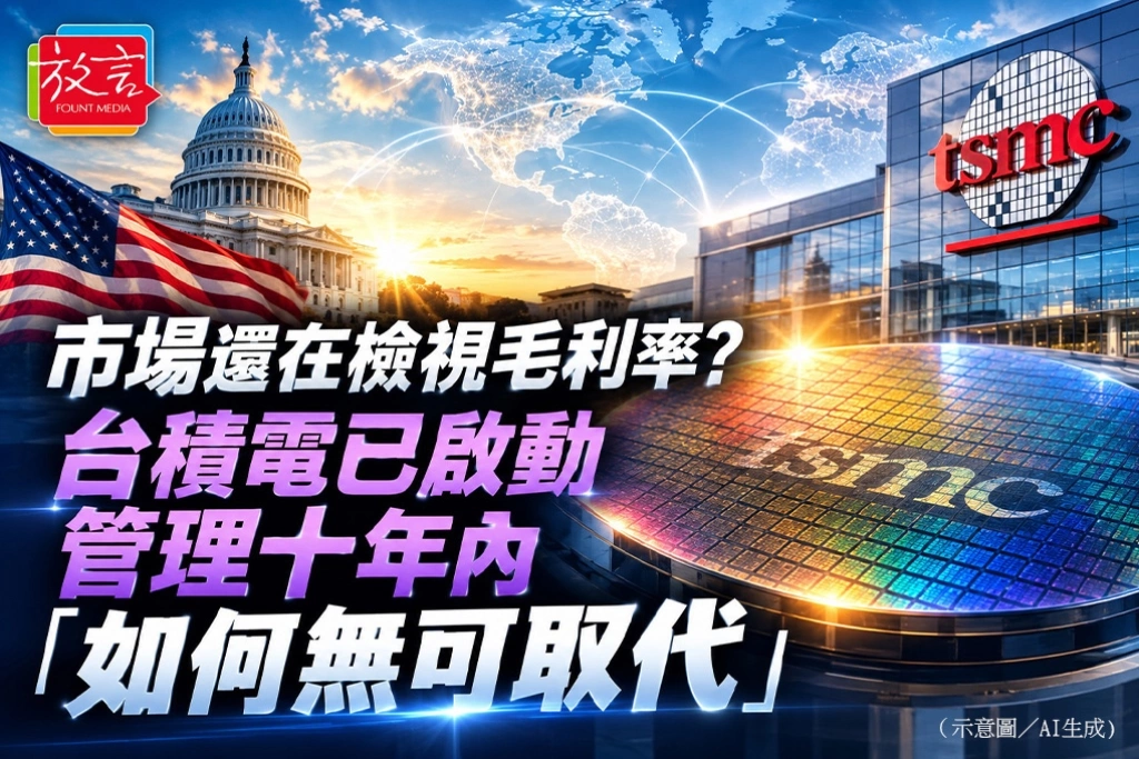 【宇宙奇兵】市場還在檢視毛利率?台積電已啟動管理十年內「如何無可取代」
