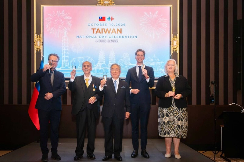 荷蘭代表處辦雙十國慶酒會　政要期盼深化與台合作