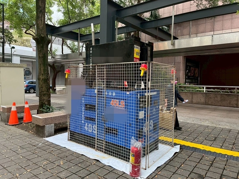 香堤大道發電機飄廢氣　北市府要求廠商改善
