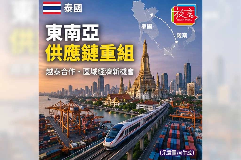 越南領導人訪泰掀區域合作熱潮！東南亞供應鏈正在重新洗牌
