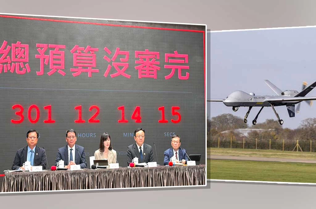 在野要無人機條例回歸年度預算？政院酸「總預算301天都沒審完」：特別條例有急迫性「也會被監督」