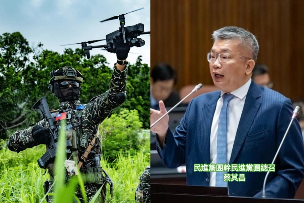轟藍白無人機條例「經濟部主責恐致需求混淆」！蔡其昌：國防建軍主管機關一定是國防部
