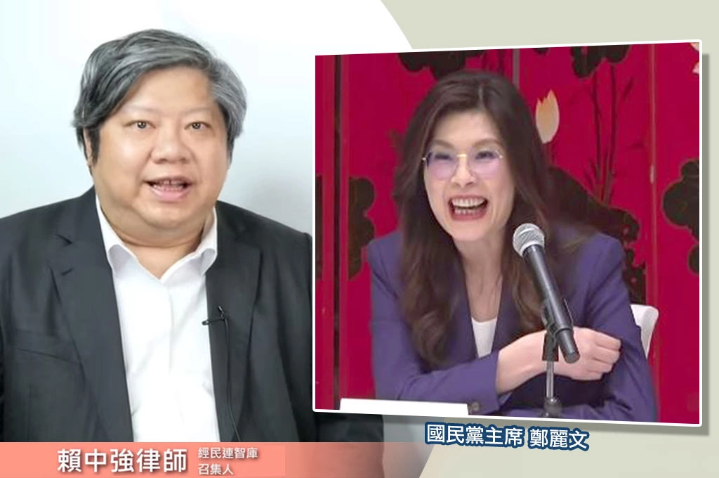 鄭麗文自捧諾貝爾和平獎？！賴中強「當看笑話」曝她學生時代就「好大喜功」、嘲演太過會被看穿